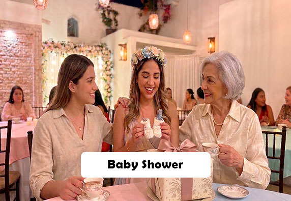 celebracion de baby shower en parras de la fuente